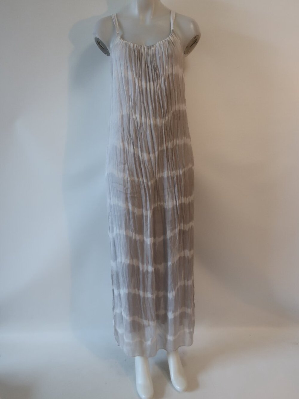 Womens Sosia Pale Grey White (Item-29) Strappy Maxi Dress S